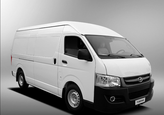 Elektrische Luxuskabine ISO benutzte Passagiervan 7 setzt 70-KWH-hintere Türen