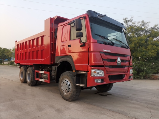 Geüberholte Kilometerzahl 65,000km Sinotruk Howo 371 des Kipplaster-6x4 Euro-3