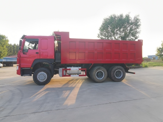 Geüberholte Kilometerzahl 65,000km Sinotruk Howo 371 des Kipplaster-6x4 Euro-3