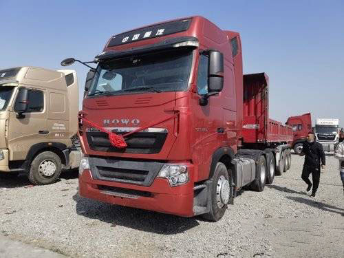 12 Euro 5 AMT-Traktor-Kopf Sinotruk Howo 6x4 Tipper Truck T7H
