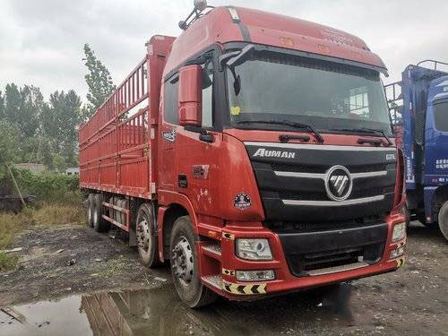 Verwendete Cumminss 350HP Foton Geschwindigkeit 2016 des Fracht-Kasten-Anhänger-LKW-12
