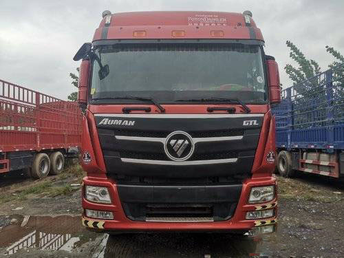 Verwendete Cumminss 350HP Foton Geschwindigkeit 2016 des Fracht-Kasten-Anhänger-LKW-12