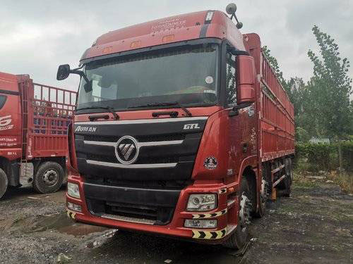 Verwendete Cumminss 350HP Foton Geschwindigkeit 2016 des Fracht-Kasten-Anhänger-LKW-12