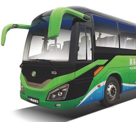 Benutzte reine elektrische Sitze Huanghai 11m des Kraftfahrzeug-85km/H des Bus-24-50